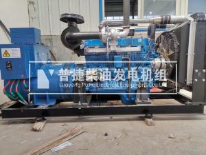 鞏義宜家食品公司采購150千瓦濰柴無刷發電機組拉載正常
