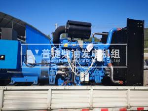 信陽礦山常用500千瓦玉柴抵達現場